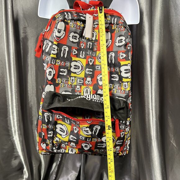 Disneyland Resort EXCLUSIVE Backpack Mickey Mouse Expression Faces Checkered NWT - Picture 11 of 15